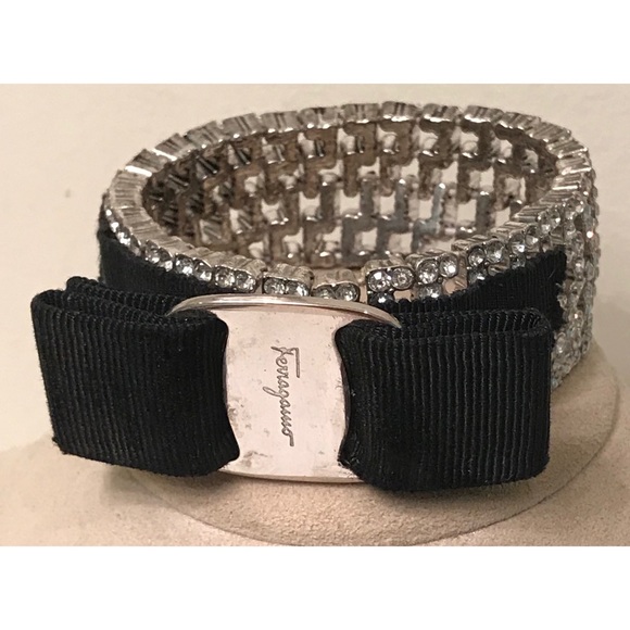 Salvatore Ferragamo Jewelry - Auth Salvatore Ferragamo Repurposed Bow Bracelet